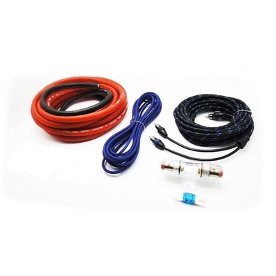4awg Amp Instalasi Kabel Kit 2500W Mobil Audio Kabel Kit dengan Bare Tembaga Konduktor