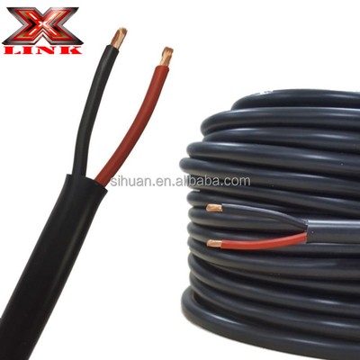 7 Core Black Jacket 5C Way Pin Trailer Lighting Cable dengan Konduktor Tembaga Annealed