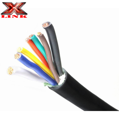 Pure Copper 7 Wire Trailer Cable 14 Gauge 7 Conductor Extension Cable untuk RV Trailer
