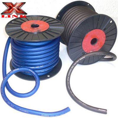 2/0 Gauge Heavy Duty Ofc Mobil Audio Wire Kabel Daya Dengan Isolasi PVC Untuk Amp Dan Sub