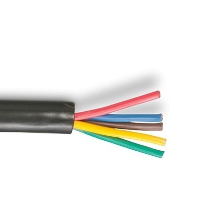 Kabel Trailer Konduktor Industri 7 10-12-14 AWG GPT Jaket PVC Lembut Kabel Kode Warna