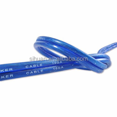 Male-Female BANANA Connector 10-20 Gauge OFC Amplifier Mobil Rumah Audio Speaker Kabel Kabel