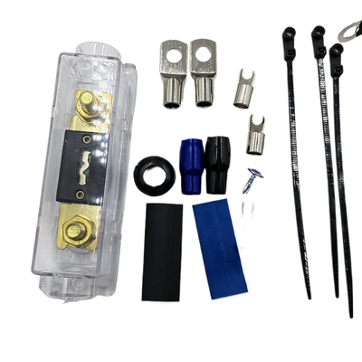Speaker CCA/OFC Copper Wire 4/8 Gauge Car Amp Wiring Kit untuk Peningkatan Transfer Sinyal