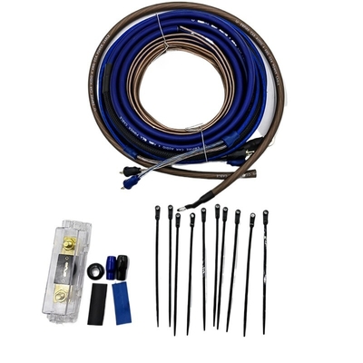 Speaker CCA/OFC Copper Wire 4/8 Gauge Car Amp Wiring Kit untuk Peningkatan Transfer Sinyal