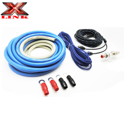 OFC Konduktor 0 2 4 6 8 AWG Gauge GA Mobil Audio Kabel Kit untuk Speaker System