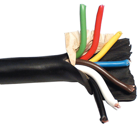 Kabel otomotif terisolasi 14ga Stranded Conductor untuk transmisi sinyal trailer