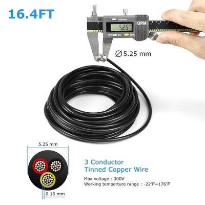 14 Gauge 2 Konduktor 4 Konduktor Kabel listrik untuk pencahayaan rumah hitam atau putih