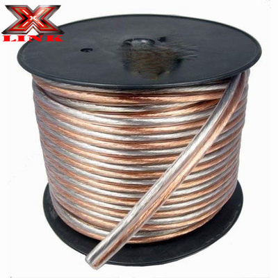 OFC Speaker Wire Cable tembaga dengan jenis konektor RCA dan diameter luar yang disesuaikan