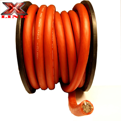 Jaket PVC 4 AWG OFC Kabel Daya Audio Mobil dalam Warna Apa pun Spesifikasi AS penuh CEA-2015 Sesuai