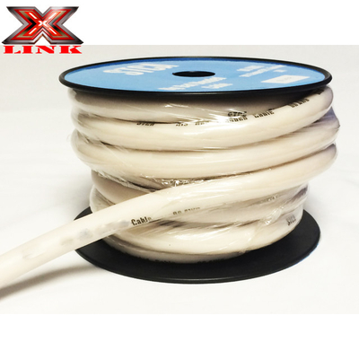 Jaket PVC 4 AWG OFC Kabel Daya Audio Mobil dalam Warna Apa pun Spesifikasi AS penuh CEA-2015 Sesuai