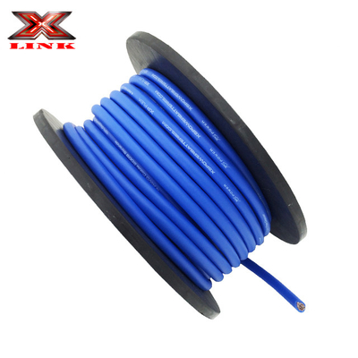Kabel Daya Industri Audio Mobil 1/0 2 4 8 AWG Gauge Jaket PVC Bahan Super Fleksibel