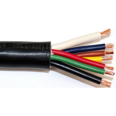 Kabel Traktor 14 Gauge 7 Way Konduktor Ekstensi Kawat PVC Terisolasi 14/7