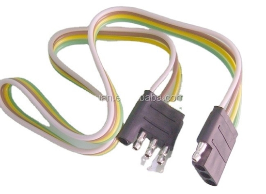 2.8X Diameter Luar 4c 18AWG kabel Trailer Bonded Kabel Dengan Colokan Bare Tembaga Konduktor
