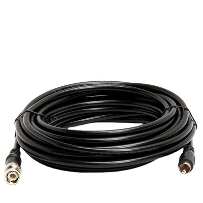 1 Konduktor RG59U BNC ke adaptor RCA Kabel koaksial untuk pengawasan kamera CCTV