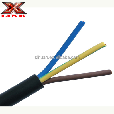 Stranded konduktor Perkakas rumah Listrik Wire 14 ga x4c 18awg x3c di Hitam atau Putih