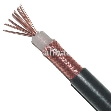 Transmisi jarak jauh RG213 Kabel koaksial dengan isolasi PE dan konduktor tembaga