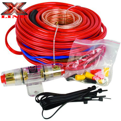 Low Voltage Stranded Conductor 8ga 4ga 0ga 2ga Amplifier Wiring Kit dengan Kompetitif