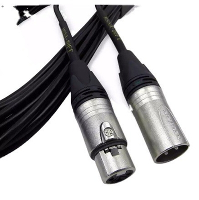 100% Tembaga Super Fleksibel Instrumen Mikrofon XLR Kabel Akustik dengan Konektor Emas