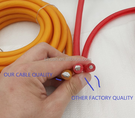 0 Gauge Mobil Audio Amplifier Power Kabel dengan PVC tahan lama Jacket dan conductor tembaga