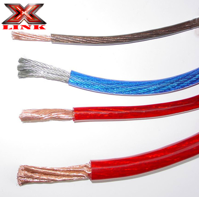 0 Gauge Mobil Audio Amplifier Power Kabel dengan PVC tahan lama Jacket dan conductor tembaga