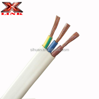 VDE 0281 Kabel Tembaga Stranded Bahan Isolasi PVC Twin Earth TPS Wire
