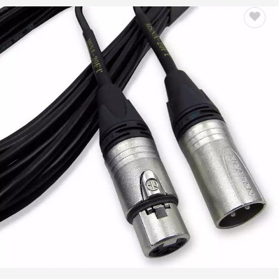 24AWG PVC Isolasi XLR DMX Kabel untuk Mikropon Stasiun Radio dan Sistem Speaker