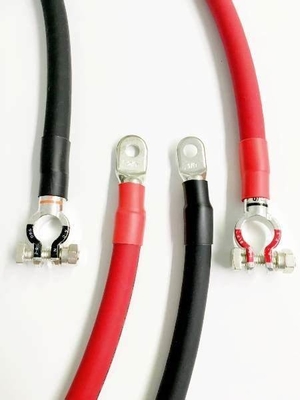5/16 'Lug Terminal 12inch Tined Tembaga Baterai Inverter Kabel untuk Mobil Truk RV Solar