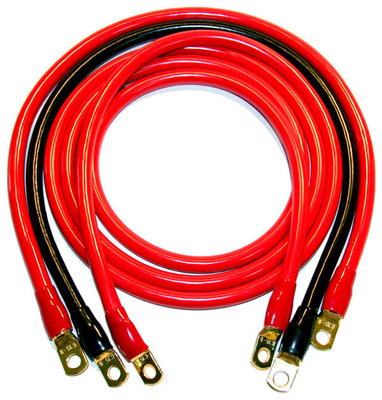 5/16 'Lug Terminal 12inch Tined Tembaga Baterai Inverter Kabel untuk Mobil Truk RV Solar