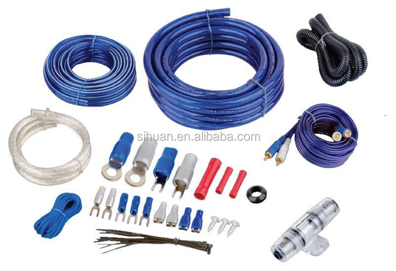 4 Gauge Car Amplifier Wiring Kit untuk Instalasi Overhead dan Kinerja