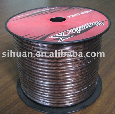 1/0 AWG Gauge Mobil Kabel Daya Audio Tembaga Clad Aluminium Konduktor untuk Pengiriman Daya