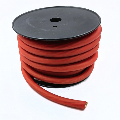 1/0 AWG Oversize Gauge 4/0 GA Mobil Audio OFC Kabel Daya Soft Touch Fleksibel Jaket PVC