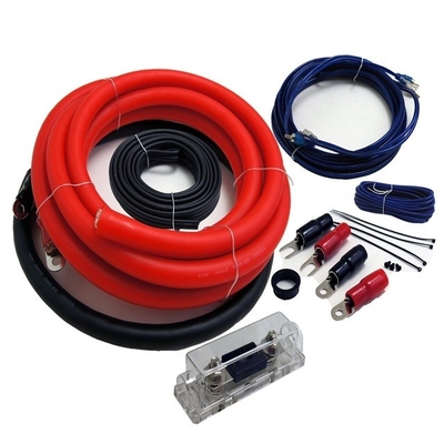 Spesifikasi AS penuh CEA-2015 yang sesuai dengan OFC Copper Car Amplifier Wiring Kit 0GA AWG