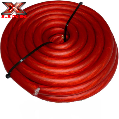 Jumlah konduktor yang disesuaikan Soft PVC Jacket Mobil Amp Instalasi 4/8 Gauge Power Wire
