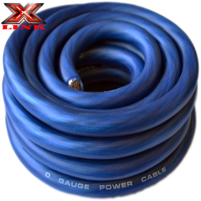 Jumlah konduktor yang disesuaikan Soft PVC Jacket Mobil Amp Instalasi 4/8 Gauge Power Wire