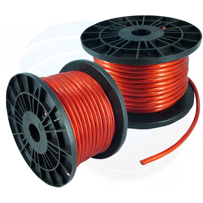 Konduktor Aluminium Lapisan Tembaga Kabel Listrik Audio Mobil Fleksibel dengan Isolasi PVC 0 4 8 Gauge dalam Warna Apa pun