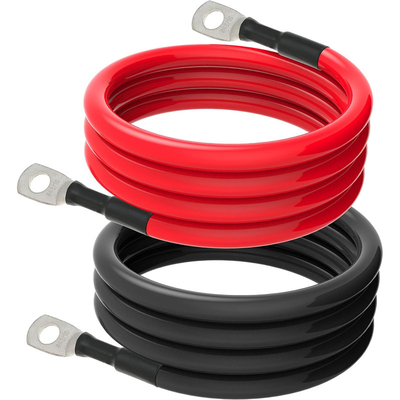 PVC Jacket Tembaga Mobil Audio Power Wire 1/0 2 4 6 AWG Gauge Baterai Kabel