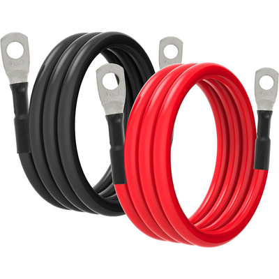PVC Jacket Tembaga Mobil Audio Power Wire 1/0 2 4 6 AWG Gauge Baterai Kabel