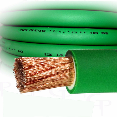 CCA Konduktor Mobil Audio Ground Power Wire Transparan Jaket PVC Top Flex 4 AWG Gauge