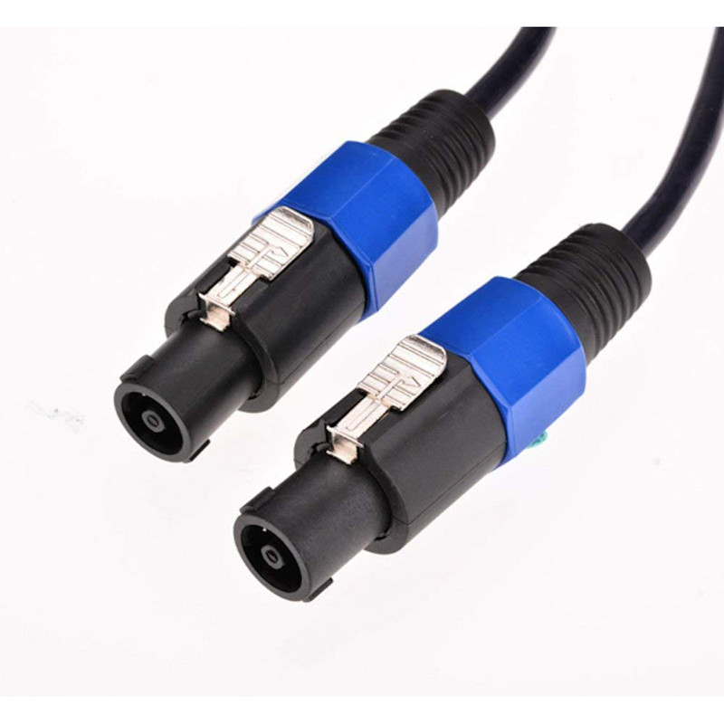 Twist Lock 2 Conductor Speaker Kabel Profesional 50FT Panjang untuk Aplikasi Audio