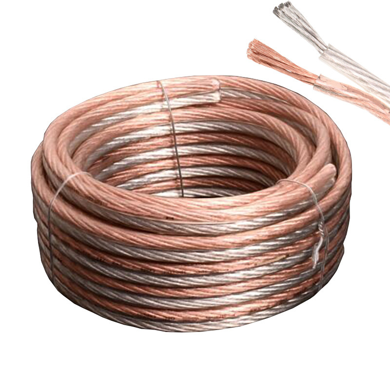 150 kaki 12 Awg Kabel Loud Speaker dengan Combination Shielding Custom CCA Speaker Wire