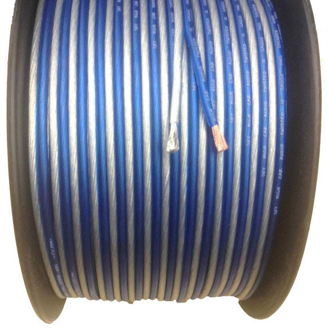 8.0mm Diameter Luar OFC Speaker Audio Kabel Wire Dibuat dari 99,99% Tembaga Bebas Oksigen
