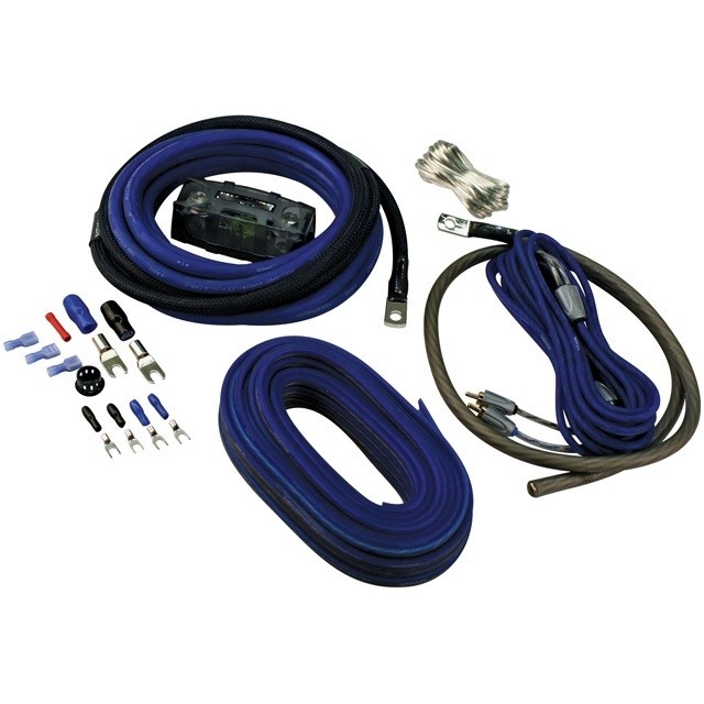 1500W Mobil Amplifier Install Wiring Kit Single Conductor Power Cable dan Fuse Holder Set
