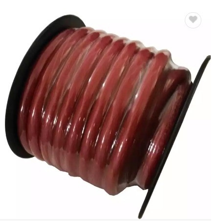 CCA konduktor 50 kaki FLEXIBLE JACKET nyata 1/0 Gauge Amplifier Power / Ground Kabel Roll