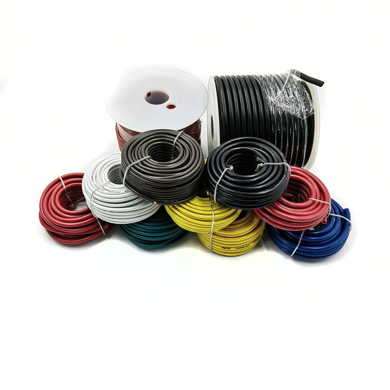 10 12 14 16 18 AWG Gauge GA Automotive Primary Wire Kabel listrik dengan jaket PVC