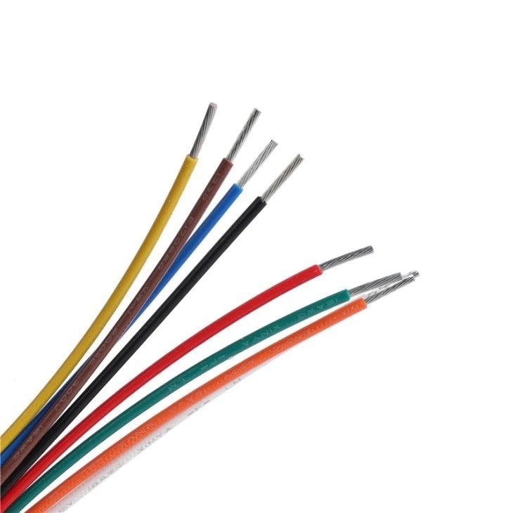 TINNED COPPER PVC Jacket UL1015 1007 Peralatan terisolasi Kabel Hook Up Wire 0.5mm2 22AWG 26AWG 28AWG EN5075 2014