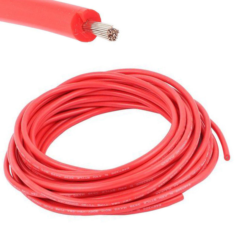 Kabel Pemanasan Silikon UL AWM 3135 300C 8 10 12 16 14GA