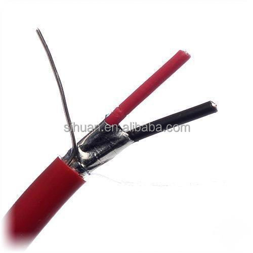 Kabel alarm kebakaran dengan sertifikat CE 2c 4c 6c 1.5mm2 2.5mm2 0.80mm kawat tembaga telanjang
