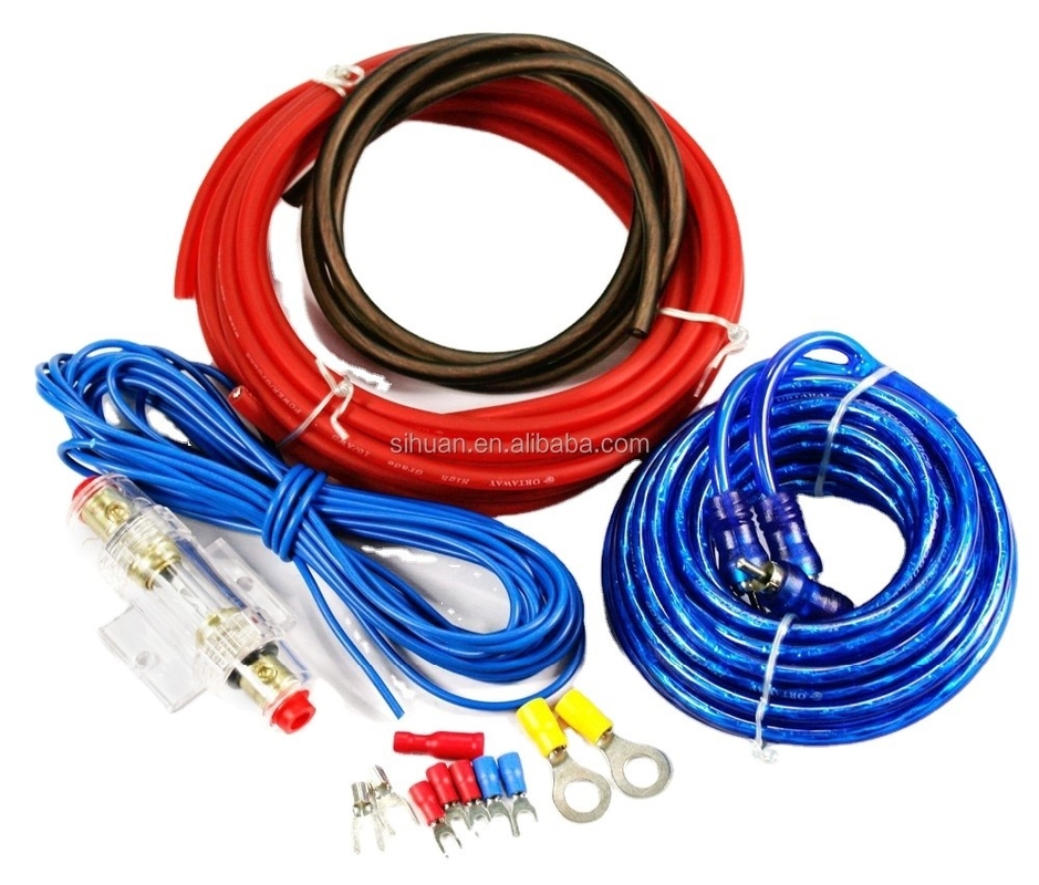 Aluminium Clad Steel Conductor 4 Gauge OFC High Current Amp/subwoofer Wiring Kit