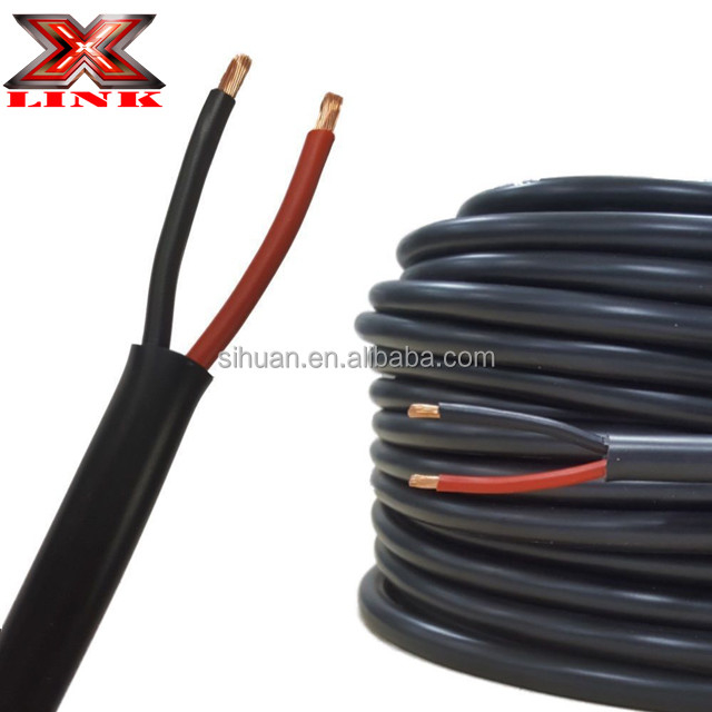 Terisolasi 03206 kabel penarik RV trailer kabel kabel 12 14 Ga 2 kawat kabel rem datar