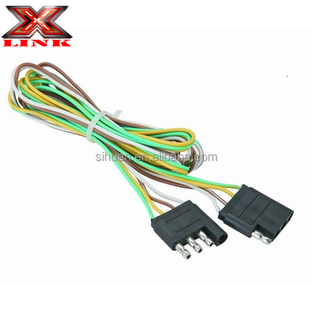 Trailer Light Cable Wire Harness 7 5 4 6 Wire Core Desain terisolasi dan tahan lama